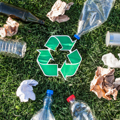 Símbolo internacional de reciclagem e sustentabilidade